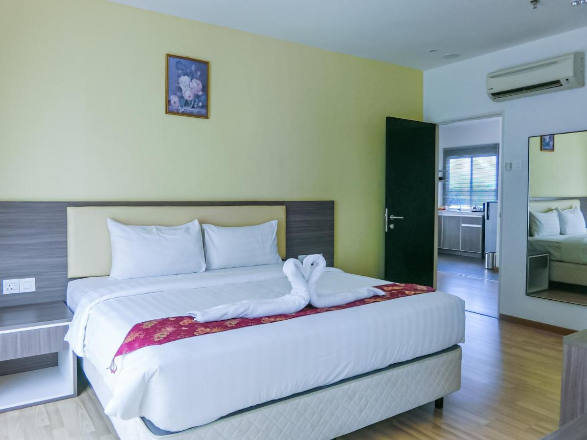 Gloria Swiss Apartment Melaka Ayer Keroh Rom bilde